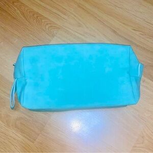 Toiletry Bag Aqua Blank for HTV Sublimation Travel Case
